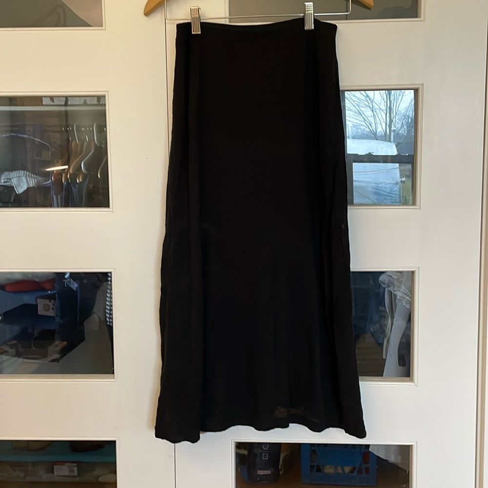Filippa K black midi skirt small